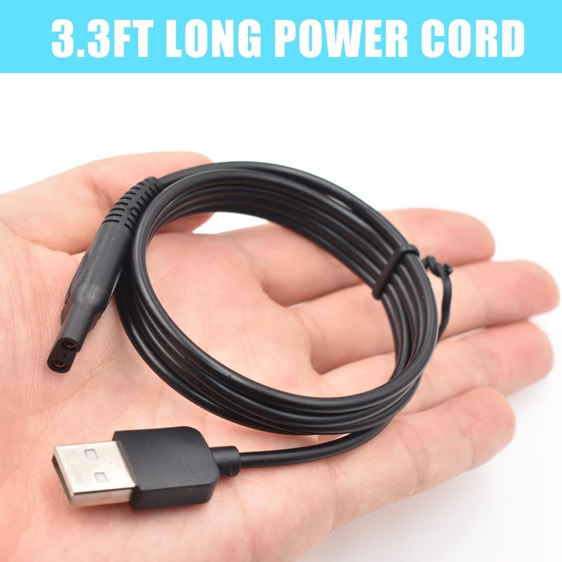 BOEEA كابل شاحن متوافق مع ماكينة حلاقة اللحية Ufree/Brightup/VIKICON مجموعة العناية متعددة الوظائف - Image 3